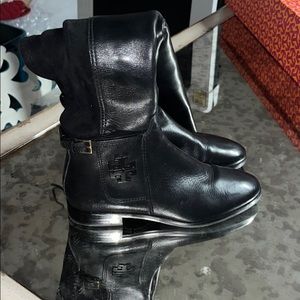 Knee high Tory Burch black boots